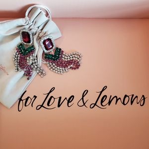 For Love and Lemons Lizette Earrings! NWT! 🍋